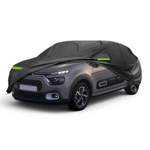 X AUTOHAUX CitroenɑΉC3 II/III 2017-2023p̎ԃJo[ 210D-PUAEghAtJ[Jo[ I[EFU[hhĂی hCo[hAWbp[t ubN