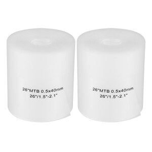 X AUTOHAUX バイクタイヤライナー 自転車タイヤプロテクター マウンテンロードバイク用 66cmホワイト 2個