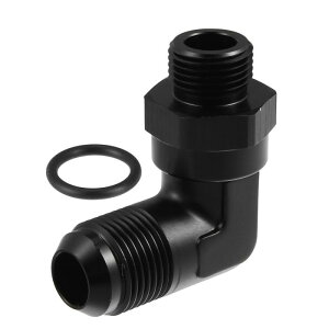 uxcell 90�x 10AN�t���A-8AN ORB �|�[�g�I�X�R���|���v���[���A�_�v�^�[ �X�C�x���R���p��A�_�v�^�[ O�����O�t�� �ԗp �A���~�j�E������