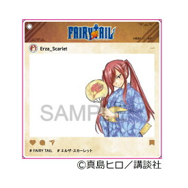 【 予約 03/31 発送予定】 FAIRY TAIL SNS風アクリルキーホルダー エルザ グッズ