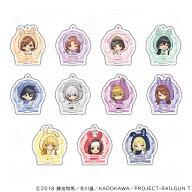 【 05/13 発送予定】 「とある」シリーズ もこもこパーカー ミニキャラアクリルキーホルダー コンプリー…