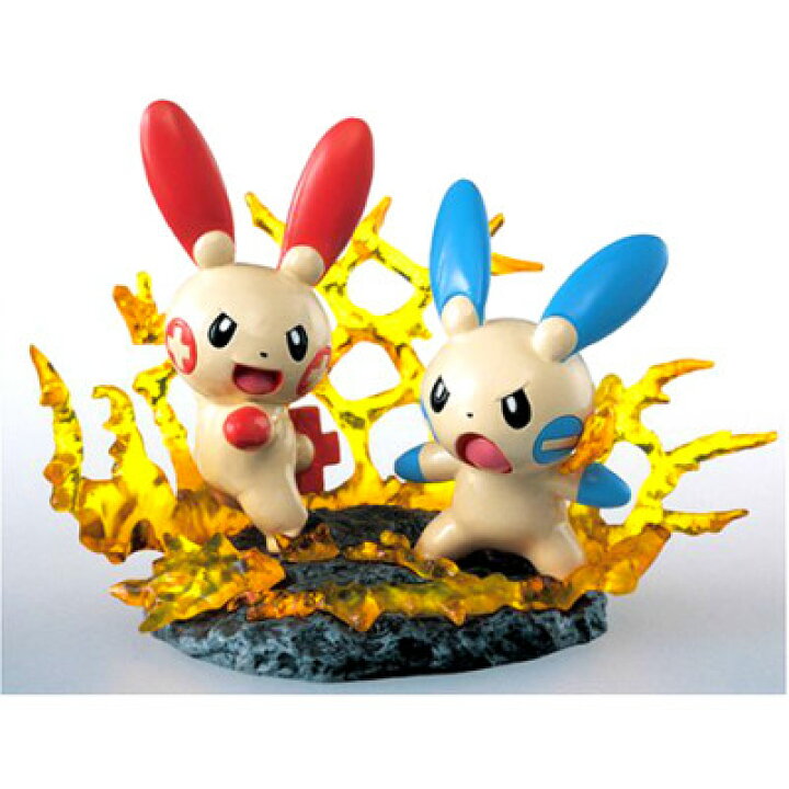 バトルコロシアムフィギュア プラスルマイナン どら屋 ポケットモンスター ポケモンバトルコロシアムセット 裂空の訪問者