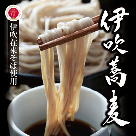お中元 父の日 滋賀県 お土産 生そば 熨斗 のし そば お取り寄せ 高級 蕎麦 半生蕎麦 4人前つゆ 生そば 伊吹そば 父親 祖父