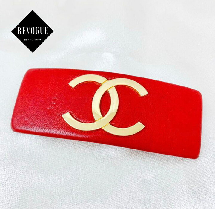 楽天市場】【綺麗】CHANEL シャネル ココマーク レザー バレッタ 