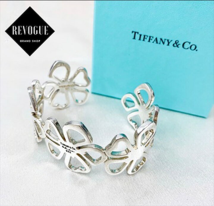 楽天市場】【極美品】Tiffany ティファニー フラワー バングルSV925 