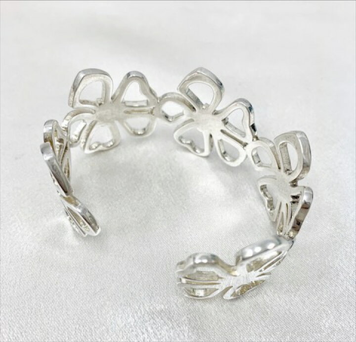 楽天市場】【極美品】Tiffany ティファニー フラワー バングルSV925 