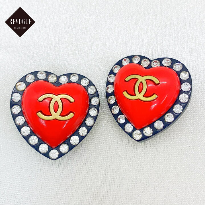 楽天市場】◇CHANEL シャネル ココマーク ラインストーン ハート  