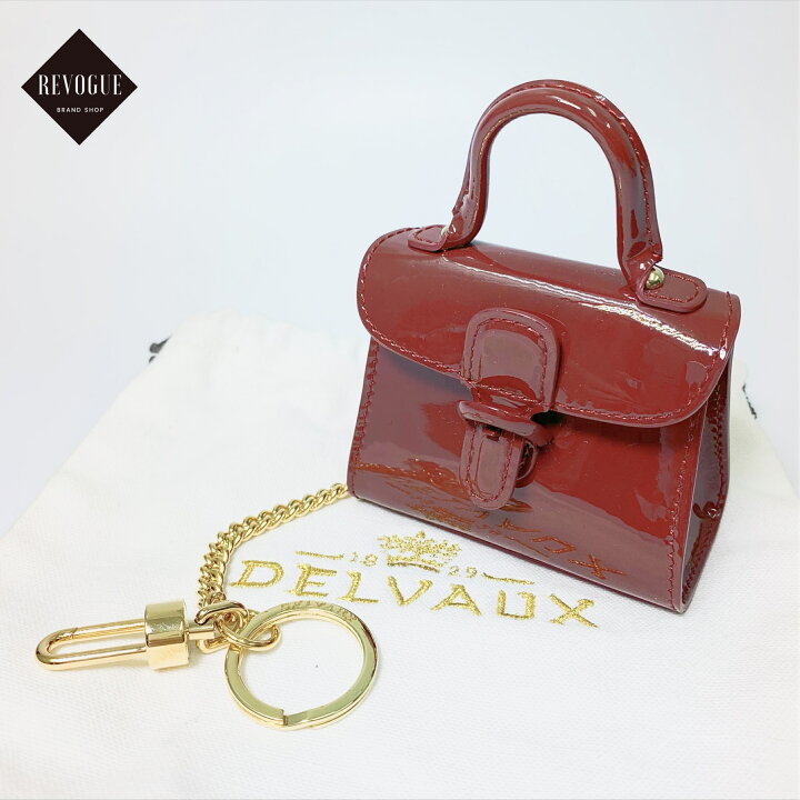 楽天市場】◇DELVAUX デルヴォー ブリヨン パテント バッグチャーム RD  
