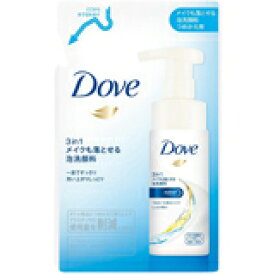 ダヴ 3in1 メイクも落とせる泡洗顔料 つめかえ用 120ml 4902111736921 【取寄商品】