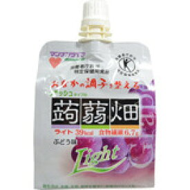 クラッシュタイプの蒟蒻畑ライト ぶどう味 150g 4902738501025 【取寄商品】