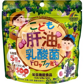 こども肝油＆乳酸菌ドロップグミ ぶどう味(100粒入) 4903361440965 【取寄商品】　【3980円以上送料無料(沖縄・離島・海外除く)】