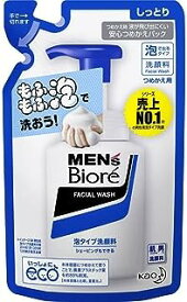 メンズビオレ 泡タイプ 洗顔 つめかえ用 (130ml)×1個 4901301261991【IG09】