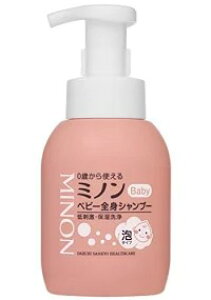 ミノン ベビー 全身シャンプー 泡タイプ 350ml×1個 4987107616036【取寄商品】