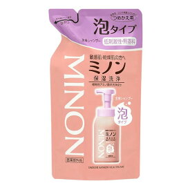 【医薬部外品】ミノン 全身シャンプー 泡タイプ つめかえ用 400ml×1個 4987107622495【取寄商品】