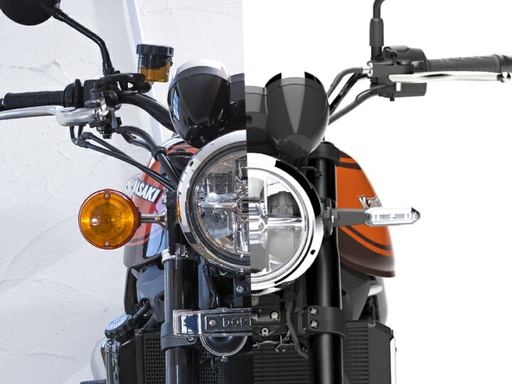 楽天市場】Z900RS ヘッドライトアップステーKIT（ブラック） : ドレミ 
