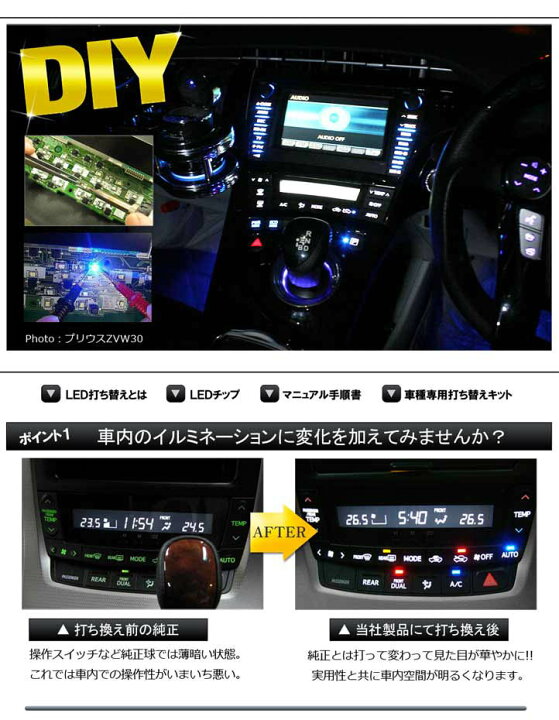 楽天市場】ノア 80系 ヴォクシー 80系 エアコン用 基盤打ち替えキット 