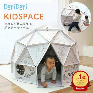 \レビュープレゼント中/ ダンボールハウス 子供 段ボール 組み立て式 室内 遊び おもちゃ 男の子 女の子 キッズドーム 秘密基地 隠れ家 キッズスペース キッズテント おうち遊び おうち時