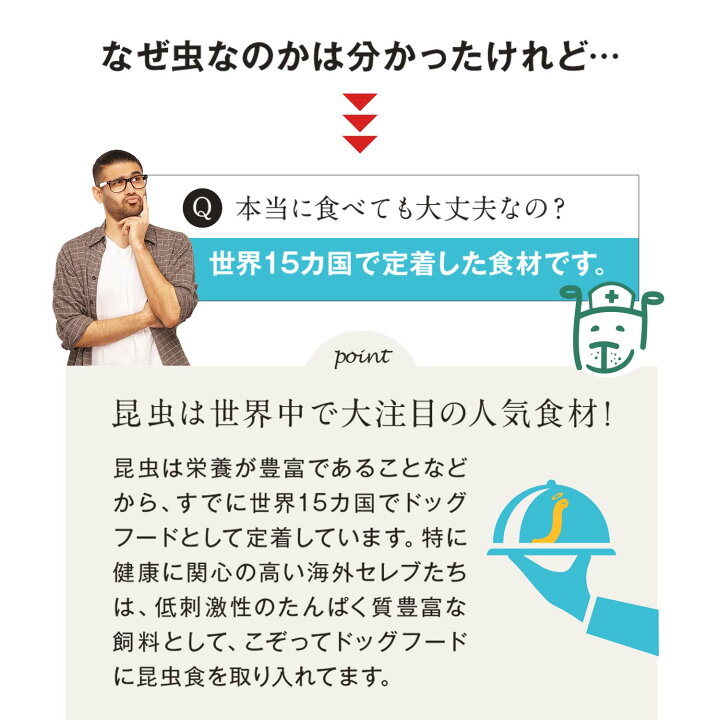 楽天市場 P3倍 最大1500円offクーポン ドッグフード アレルギー アレルゲンカット グレインフリー ミールワーム 犬 無添加 総合栄養食 ペット 目やに 皮膚ケア 抜け毛 犬 涙 やけ 小型犬 中型犬 大型犬 犬 おやつ おすすめ インセクトドッグmini 3個セット Gp01 3set