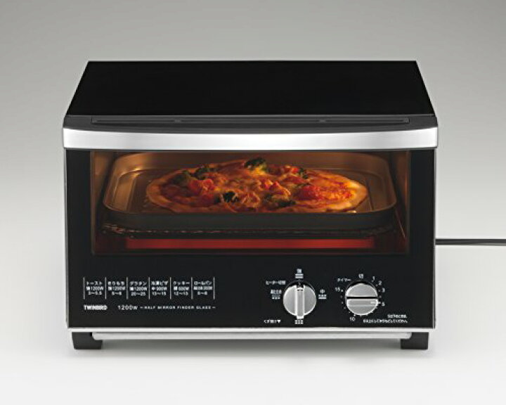 楽天市場】【新品】 TWINBIRD ミラーガラスオーブントースター  