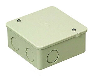 【新品】 未来工業 PVKボックス 中形四角浅型・ノック付 ミルキーホワイト 1個価格 PVK-ANM lok26k6