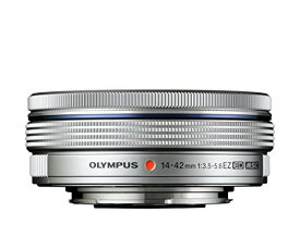 【新品】 OLYMPUS 電動式パンケーキズームレンズ M.ZUIKO DIGITAL ED 14-42mm F3.5-5.6 EZ SLV 9n2op2j