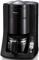 【中古】【非常に良い】パナソニック 沸騰浄水コーヒーメーカー 全自動タイプ 670ml ブラック NC-A56-K