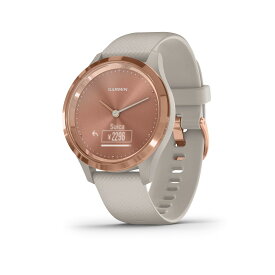 【中古】【非常に良い】GARMIN vivomove 3S Light Sand / Rose Gold 010-02238-72