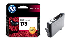 【中古】【非常に良い】HP 178 純正 インクカートリッジ フォトブラック CB317HJ