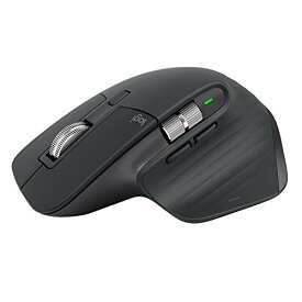 【中古】【非常に良い】ロジクール アドバンスド ワイヤレスマウス MX Master 3 MX2200sGR Unifying Bluetooth 高速スクロールホイール 充電式 FLOW 7ボタン windows Ma