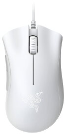 【中古】【非常に良い】Razer DeathAdder Essential - Mercury White ゲーミングマウス 有線 5ボタン 6400 DPI オプティカルセンサー エルゴノミック形状 【日本保証品】 R