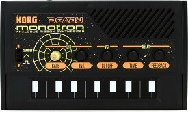 【中古】【非常に良い】KORG 手のひらサイズ アナログ シンセサイザー monotron DELAY モノトロン ディレイ シンプルなレイアウトで入門用に最適 スピーカー内蔵 ヘッドフォン使用可 どこでも使えるコンパク