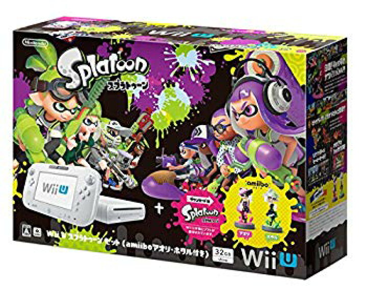 楽天市場】【中古】Wii U スプラトゥーン セット (amiibo アオリ 