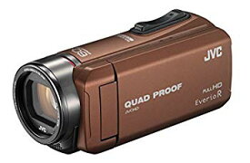 【中古】JVC ビデオカメラ Everio R 防水5m 防塵仕様 耐低温 耐衝撃 内蔵メモリー32GB ライトブラウン GZ-R400-T ggw725x