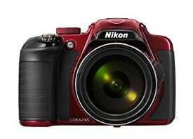 【中古】Nikon デジタルカメラ P600 光学60倍 1600万画素 レッド P600RD 9jupf8b