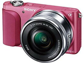 【中古】SONY ミラーレス一眼 NEX-3N パワーズームレンズキット E PZ 16-50mm F3.5-5.6 OSS付属 ピンク NEX-3NL P khxv5rg