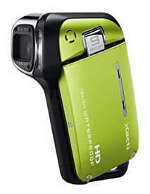 【中古】【非常に良い】SANYO ハイビジョン 防水デジタルムービーカメラ Xacti (ザクティ) DMX-CA9 グリーン DMX-CA9(G) 2mvetro