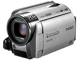 【中古】パナソニック SD/HDDビデオカメラ シルバー SDR-H80-S 2mvetro