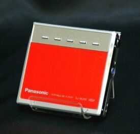 【中古】Panasonic　パナソニック　SJ-MJ55-R　レッド　ポータブルMDプレーヤー　MDLP対応　（MD再生専用機/MDウォークマン） rdzdsi3