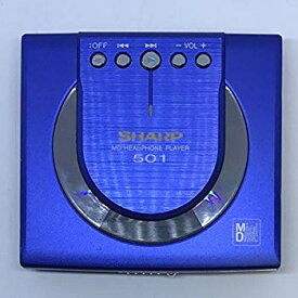 【中古】【非常に良い】SHARP ポータブルMDプレーヤー MD-ST501-A ブルー n5ksbvb