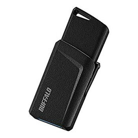 【中古】【非常に良い】BUFFALO USB3.1(Gen1)プッシュスライドUSBメモリ 16GB ブラック RUF3-SP16G-BK mxn26g8