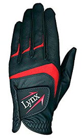 【中古】【非常に良い】LYNX(リンクス) ゴルフグローブ LYNX 耐摩耗ゴルフグローブ メンズ LXGL-7664 ブラック S n5ksbvb