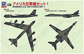 【中古】(未使用・未開封品)　ピットロード 1/700 スカイウェーブシリーズ アメリカ空軍機セット 1 プラモデル S46 bt0tq1u