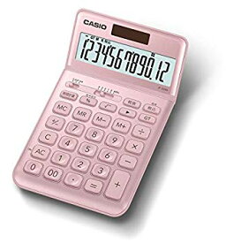 【中古】【非常に良い】カシオ CASIO 電卓 12桁 ライトピンク ジャストタイプ JF-S200-PK-N n5ksbvb