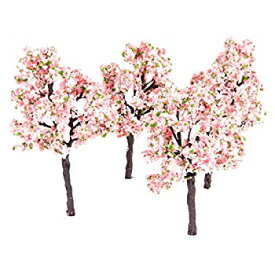 【中古】【非常に良い】10個入り モデルツリー 樹木 木 ピンクの花 ピンクフラワー 鉢植え用 鉄道模型 風景 モデル トレス 装飾 情景コレクション ジオラマ 建築模型 砂 n5ksbvb