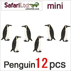【中古】【非常に良い】サファリ社ミニフィギュア 340422 ペンギン 12個セット i8my1cf