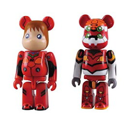 【中古】(未使用・未開封品)　BE@RBRICK ベアブリック ヱヴァンゲリヲン新劇場版 破 ABS&PVC 塗装済みアクションフィギュア 2pc set C og8985z