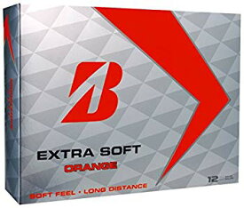 【中古】BRIDGESTONE(ブリヂストン) ゴルフボール EXTRA SOFT ゴルフボール(1ダース 12球入り) XSOX オレンジ dwos6rj