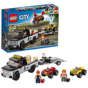 【中古】レゴ (LEGO) シティ 四輪バギーとトレーラー 60148 ブロック おもちゃ 男の子 車 2zzhgl6：ドリエムコーポレーション