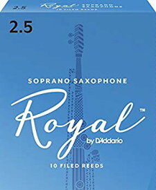 【中古】RICO ロイヤル リード ソプラノサクソフォーン 強度:2.5(10枚入)ファイルド RIB1025 cm3dmju