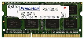 【中古】(未使用・未開封品)　プリンストン DOS/V ノート用メモリ 4GB PC3L-12800(DDR3L-1600) 204pin SO-DIMM PDN3/1600L-4G 60wa65s